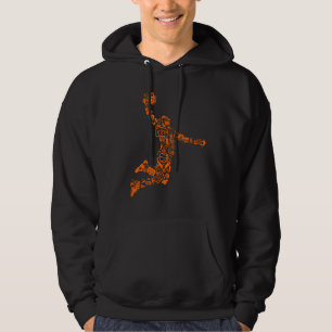 Veste À Capuche MM. Hoddie et le joueur de basket