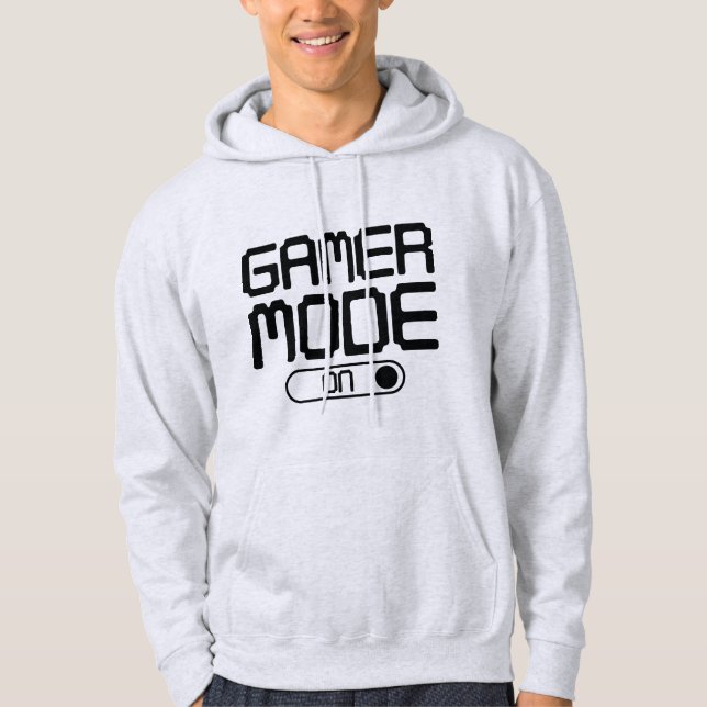 Veste À Capuche Mode Gamer activé (Devant)