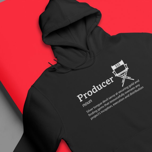 Veste À Capuche Mode noir de définition du producteur - réalisateu (Créateur téléchargé)