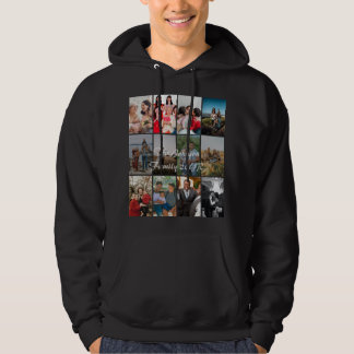 Veste À Capuche Modèle de collage de 12 photos de souvenirs pour g