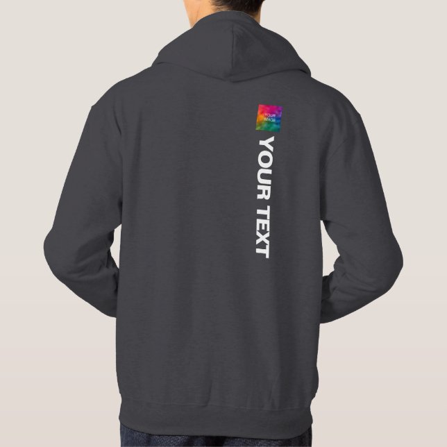 Veste À Capuche Modèle tendance Retour Design Imprimer Mens Modern (Dos)