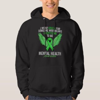 Veste À Capuche Mois de sensibilisation à la santé mentale Angel W