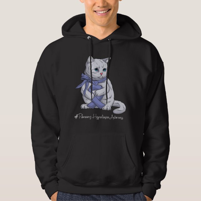 Veste À Capuche Mois de sensibilisation à l'hypertension pulmonair (Devant)