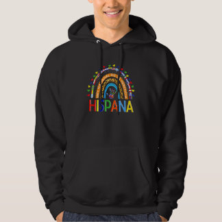 Veste À Capuche Mois du patrimoine hispanique Arc en ciel Tous les