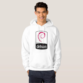 Veste À Capuche Moletom Debian Powered