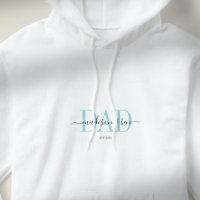 "MOM, EST." Personnalisé, Fière DAD