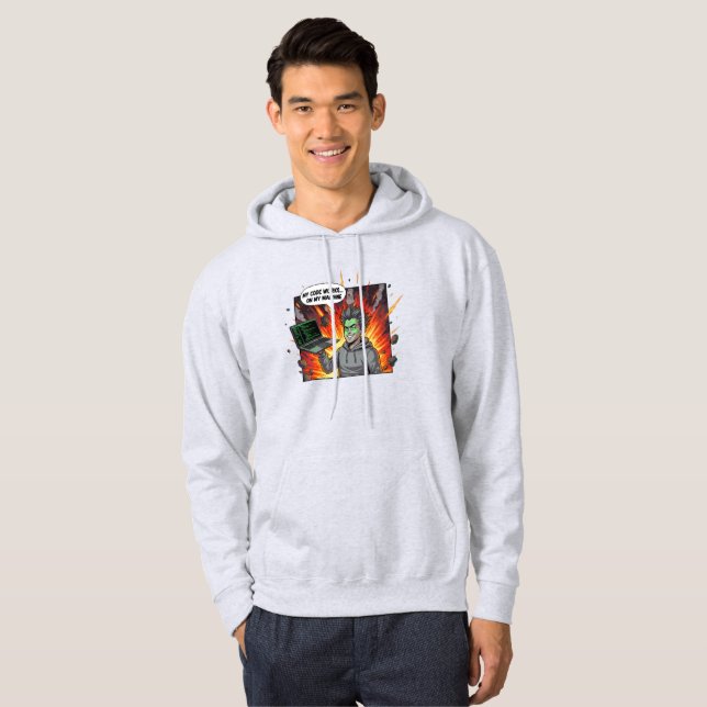 Veste À Capuche Mon code fonctionne sur ma machine Développeur de  (Devant entier)