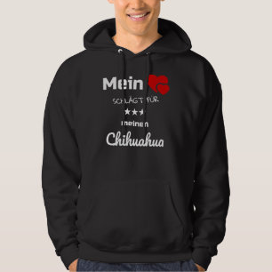 Veste À Capuche Mon Coeur bat pour mon Chihuahua