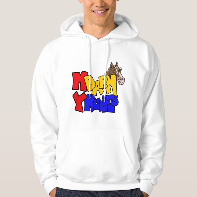 Veste À Capuche Mon étable Mes règles Cheval 2 (Devant)