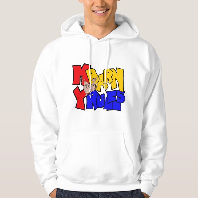 Veste À Capuche Mon étable Mes règles Vache laitière (Devant)