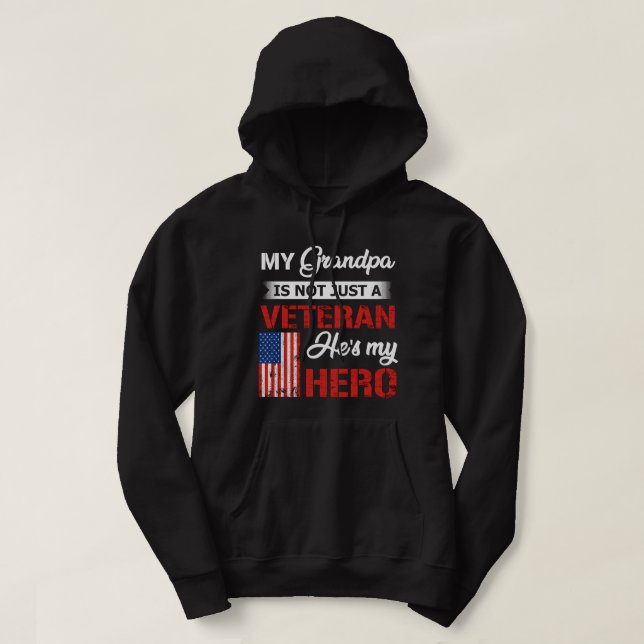 Veste À Capuche Mon Grand-Père N'Est Pas Seulement Vétérinaire Il  (Design devant)