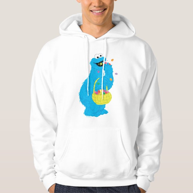 Veste À Capuche Monstre de biscuits de Pâques (Devant)