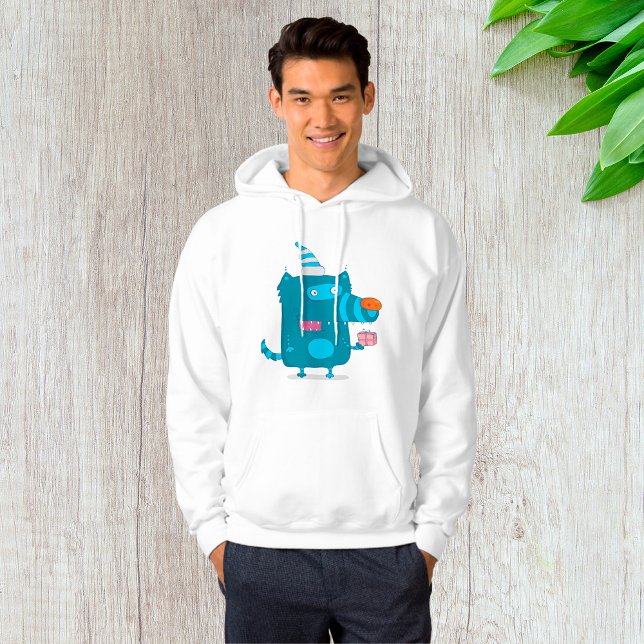 Veste À Capuche Monstre de dessin animé bleu avec Casquette de fêt (Créateur téléchargé)