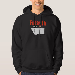 Veste À Capuche Montana Usa State America Voyage Montanan Forsyth