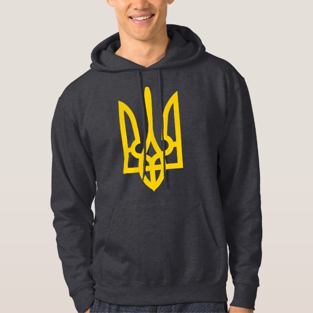 Veste À Capuche Montrez vos couleurs - Ukraine (Devant)
