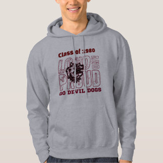 Veste À Capuche Morrilton Classe de sweatshirt Réunion 1980