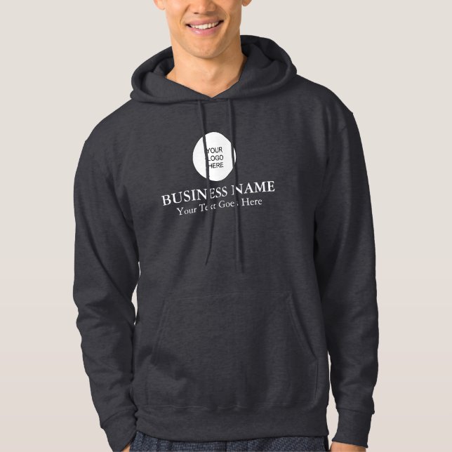 Veste À Capuche Moteurs de logo de l'entreprise d'impression avant (Devant)