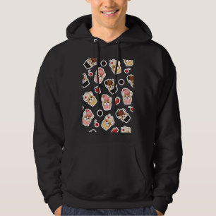 Veste À Capuche Motif de Cupcake de glace Corgi