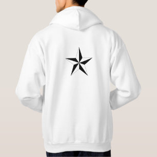 Veste À Capuche Motif étoile propre au dos imprimé pour un style c