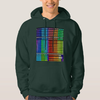 Veste À Capuche Motif géométrique arc-en-ciel vibrant - Conception