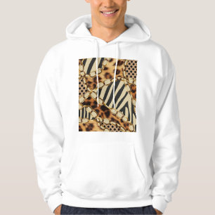 Veste À Capuche Motif sans couture Leopard Poster de animal