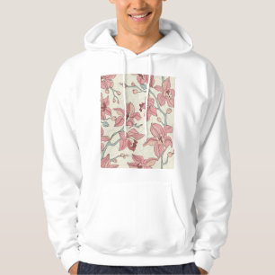 Veste À Capuche Motif Vintage orchidée : Papier élégant