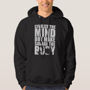Veste À Capuche Motivation "Poids Lifting"