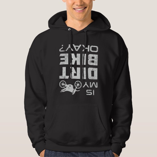 Veste À Capuche Motocross Biker Dirt Bike Motorcycle Drôle cadeau (Devant)