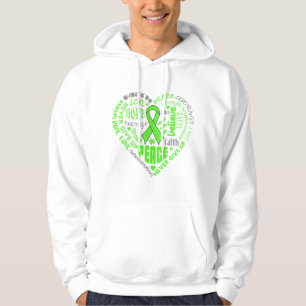 Veste À Capuche Mots de coeur de conscience de dystrophie
