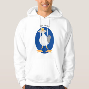 Veste À Capuche Mouette drôle avec frites dessin animé