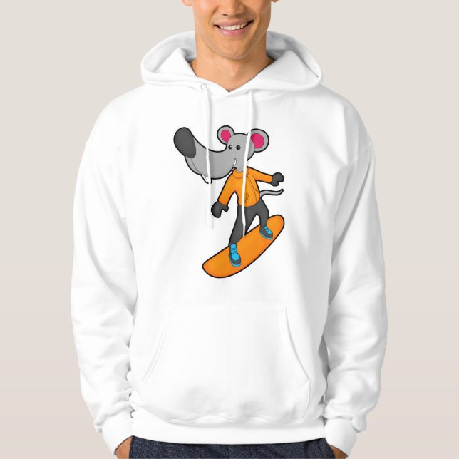 Veste À Capuche Mouse as Snowboarder (Devant)