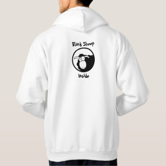 Veste À Capuche Mouton Noir Intérieur