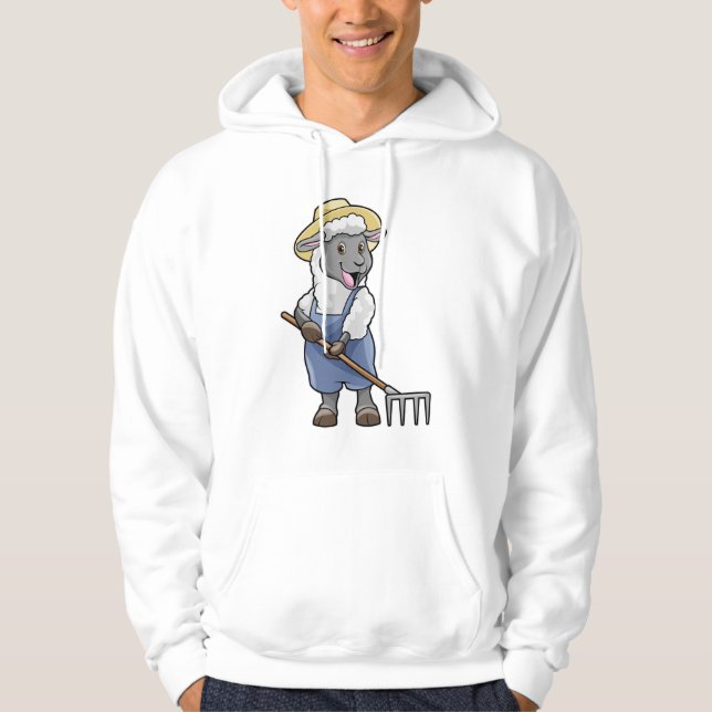 Veste À Capuche Moutons fermiers avec gâteau et Casquette (Devant)