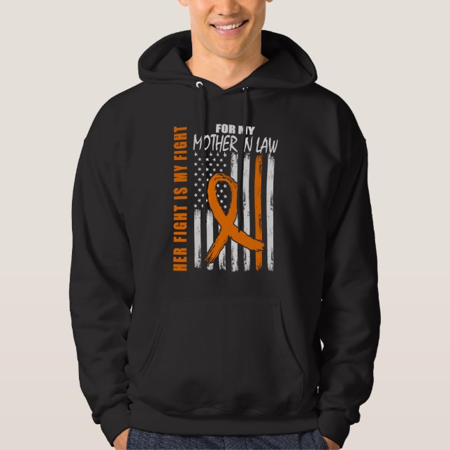 Veste À Capuche MS Her Fight Mother In Law Multiple Sclerosis USA  (Devant)