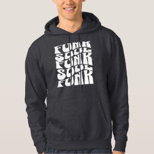 Veste À Capuche Musique Funk et Soul Typographie Gras
