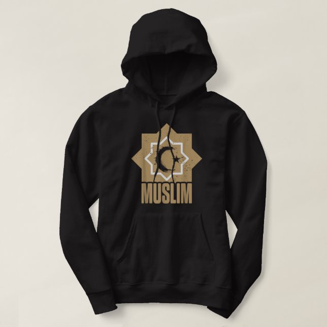 Veste À Capuche Musulman Alhamdulillah Allah Religion Islam Mosqué (Design devant)