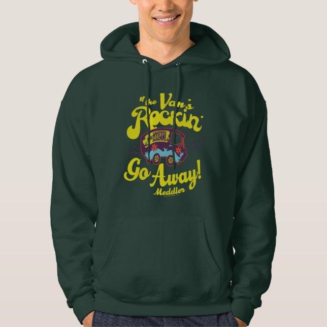 Veste À Capuche Mystery Machine "Si le Rockin du Van'..." (Devant)
