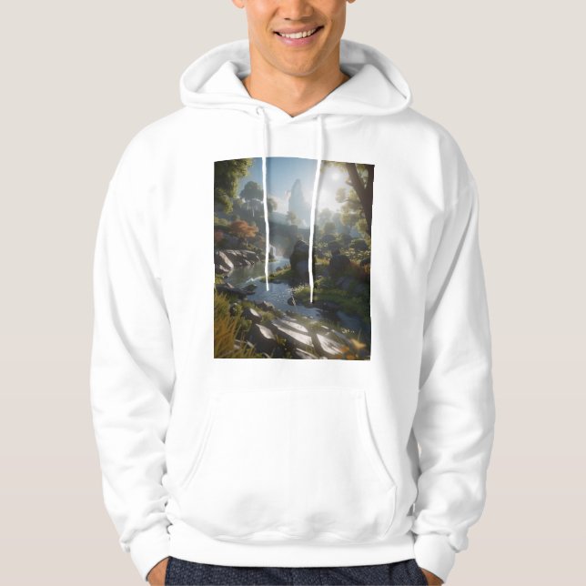 Veste À Capuche Nature 9. (Devant)