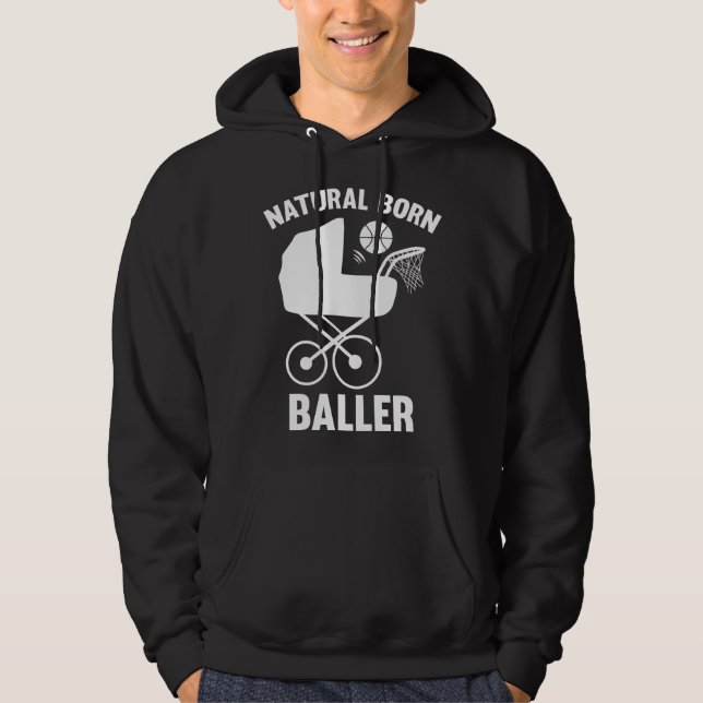 Veste À Capuche Naturel Born Baller (Devant)