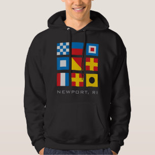 Veste À Capuche Nautical Flags Of Newport Ri Rhode Island