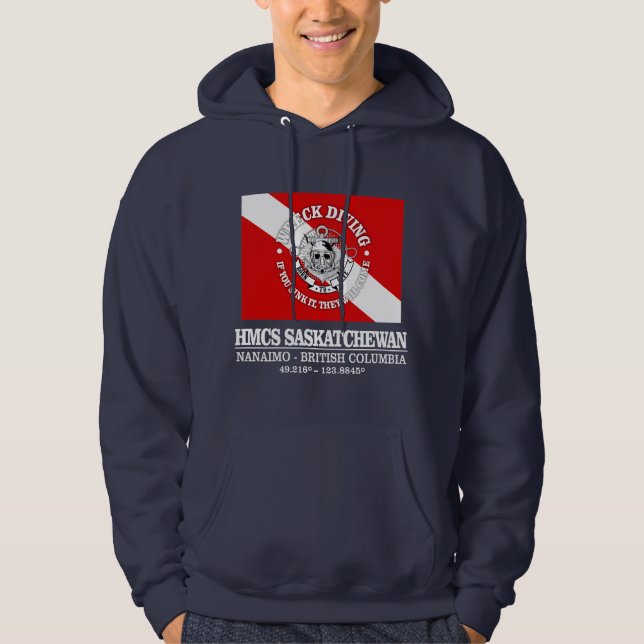 Veste À Capuche NCSM Saskatchewan (meilleures épaves) (Devant)