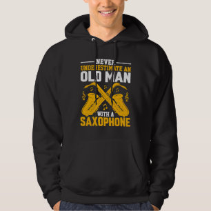 Veste À Capuche Ne sous-estimez jamais la musique du vieux joueur 