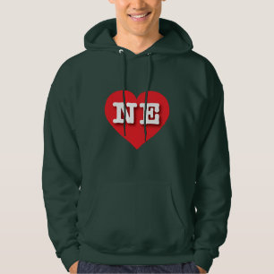 Veste À Capuche Nebraska Red Heart - J'aime NE