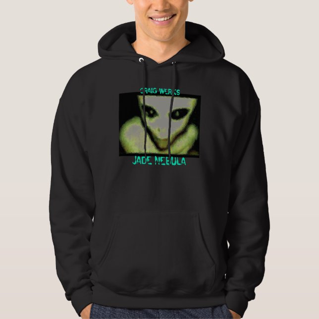VESTE À CAPUCHE NÉBULEUSE DE JADE (Devant)