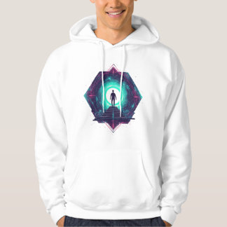 Veste À Capuche Neon Portal Gamer Illustration