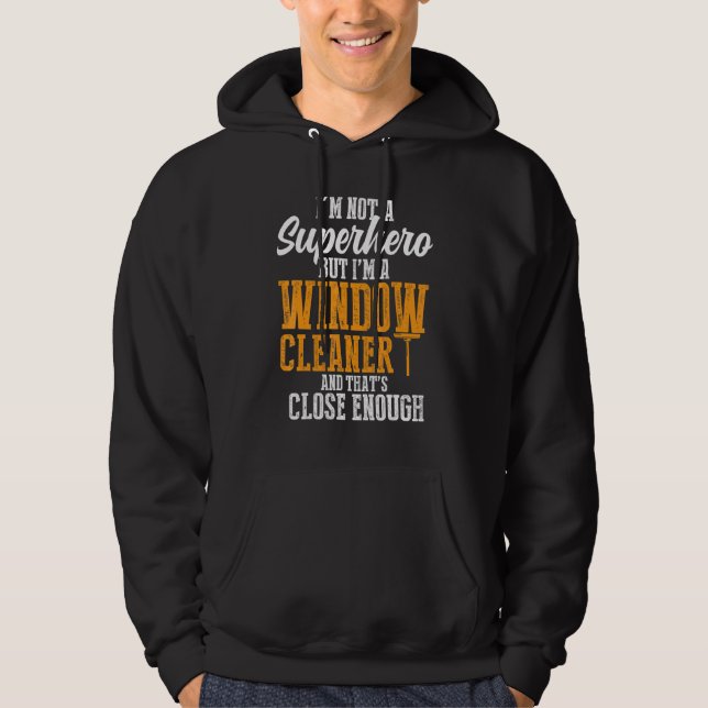 Veste À Capuche Nettoyage des fenêtres 9 (Devant)