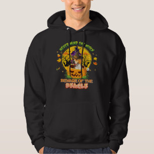 Veste À Capuche Never Mind Witch Beware Of Beagle Dog Halloween