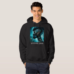 Veste À Capuche Nevermore Designz Cyberpunk Sweatshirt guerrier