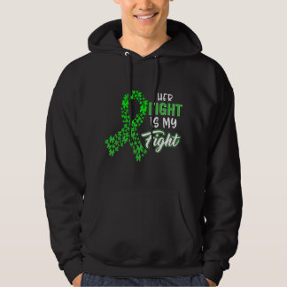 Veste À Capuche ney Disease Awareness Her Fight Green Ribbon Suppo