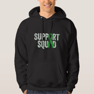 Veste À Capuche ney Disease Support Squad - Green Awareness Ribbon